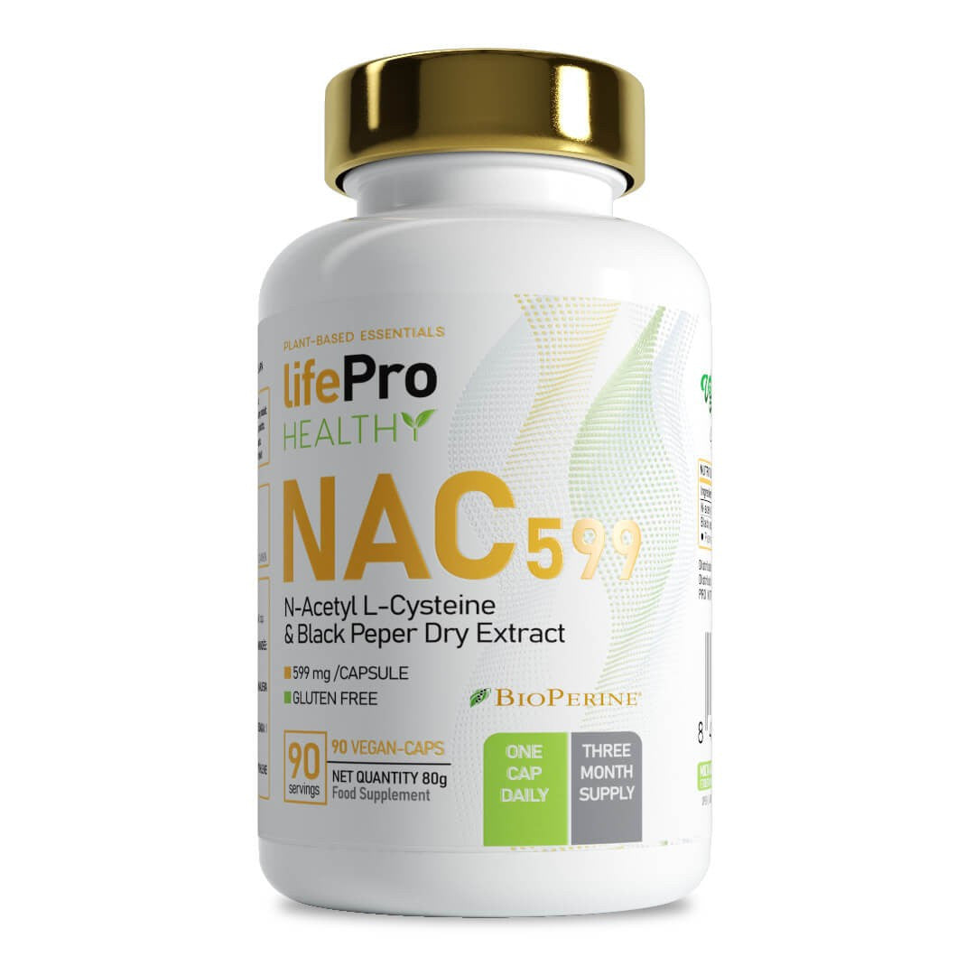 Life Pro NAC 599 mg 90 cápsulas vegetales