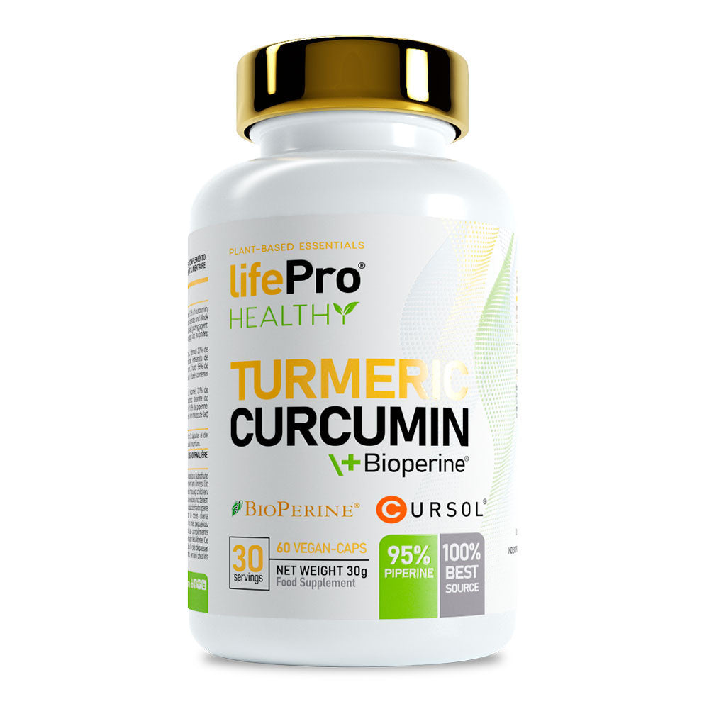 Life Pro Cúrcuma y Bioperine 60 cápsulas vegetales