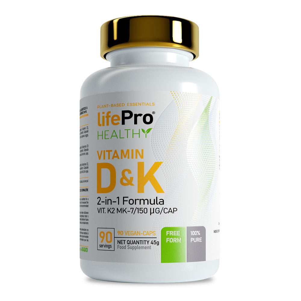 Life Pro Vitaminas D y K2MK7 90 cápsulas vegetales